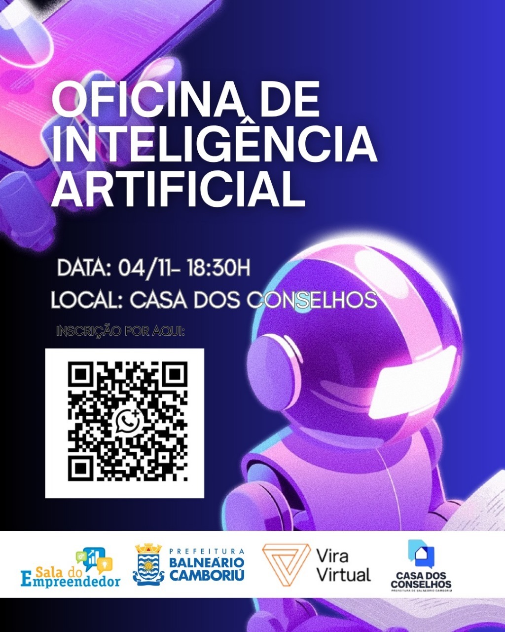 Oficina Desbloqueie a Inteligência Artificial para seu negócio